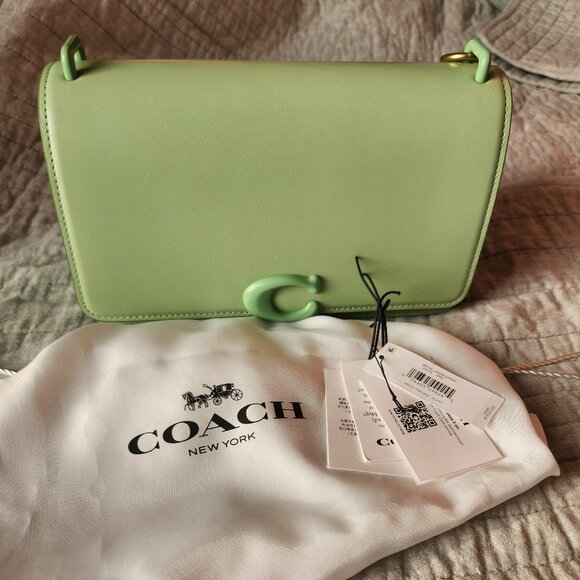 Coach Bandit Shoulder Bag - NWOT - Green - Picture 1 of 10